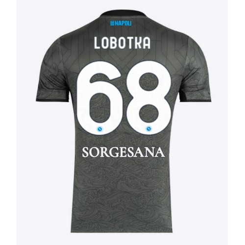 Fotbalové Dres SSC Napoli Stanislav Lobotka #68 Alternativní 2024-25 Krátký Rukáv